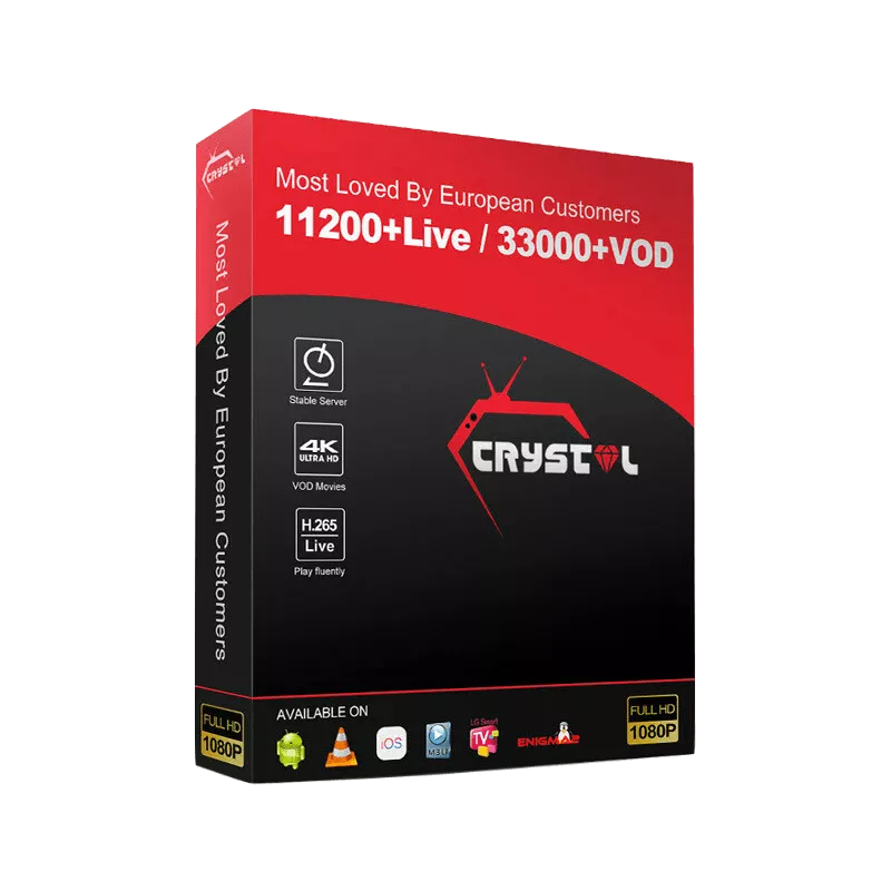 crystal ott & crystal iptv & crystal iptv